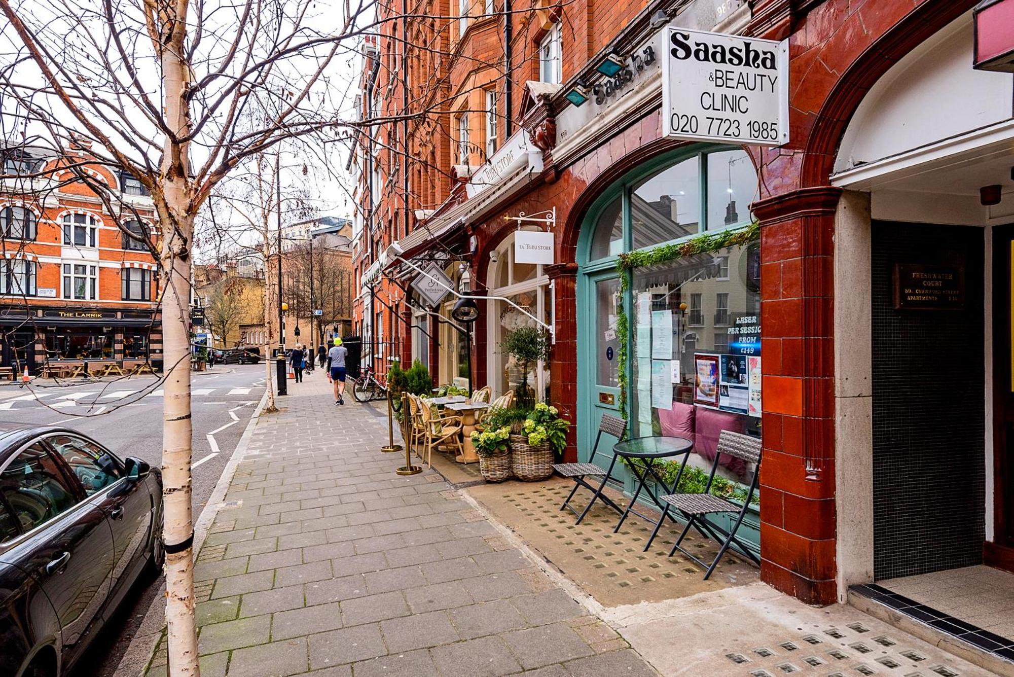 Stunning Apartment In Fashionable Marylebone Londra Dış mekan fotoğraf